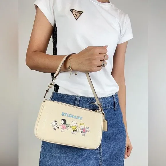 NWT Coach X Peanuts Nolita 19 With Snoopy And Friends Motif - Picture 9 of 11